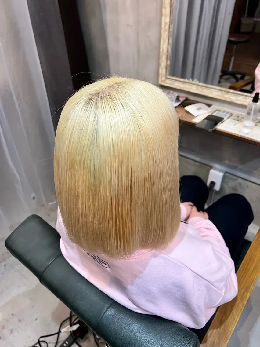 ミディアム ヘアカラー プルエクステ/ カラー🎀🎀ミレイのヘアスタイル