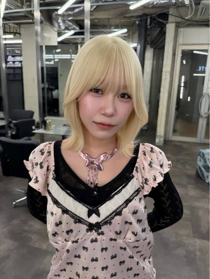 ミディアム ヘアカラー トリートメント ヘッドスパ NENE/GARTE 代官山/渋谷のヘアスタイル