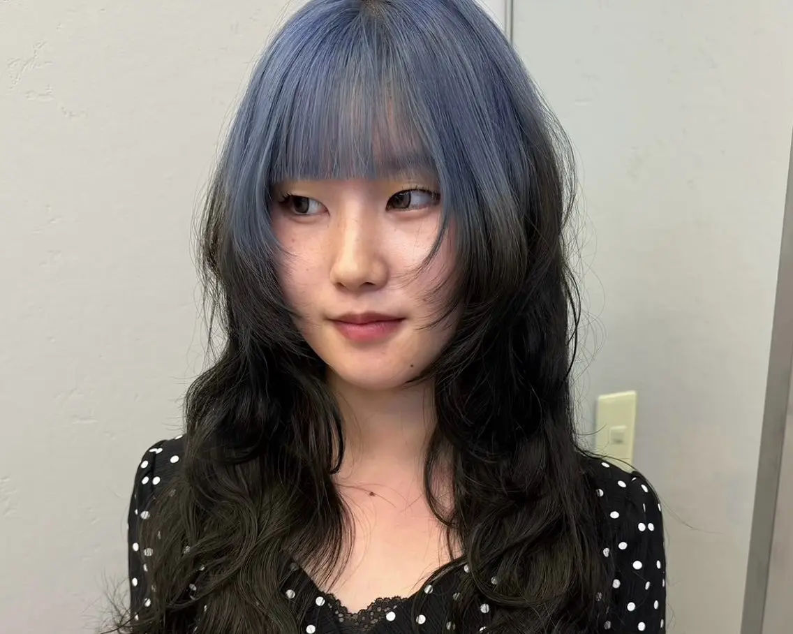 ロング mihane /ブリーチ/デザインのヘアスタイル