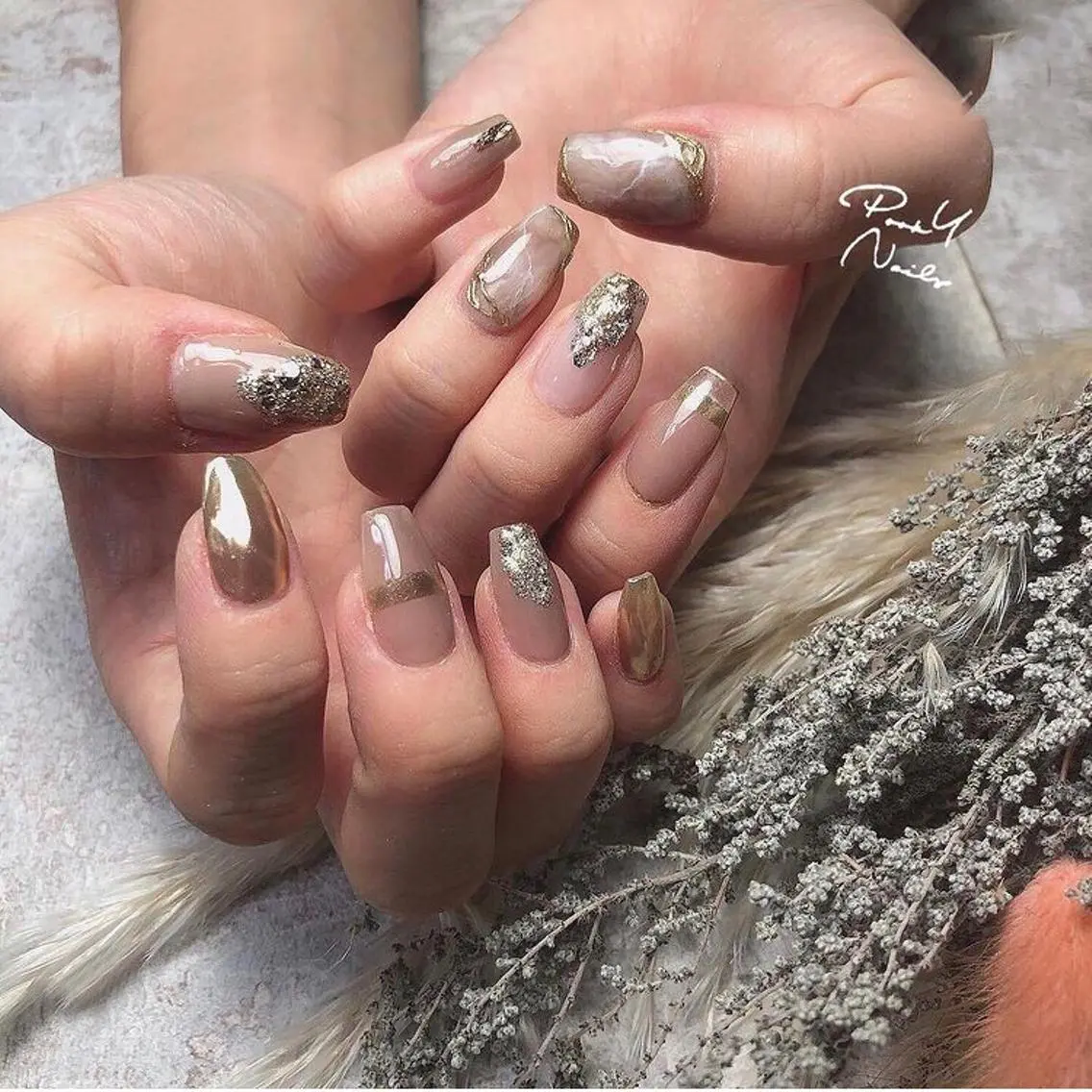 ネイル ハンドネイル Pooky nailsのネイルデザイン