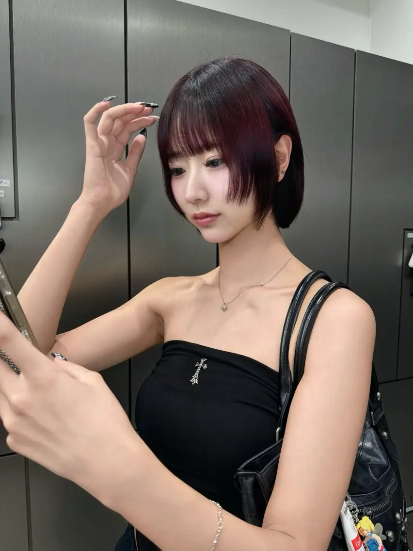 カラー カット ヘアカラー トリートメント 水光カラー/ブリーチ ⛓️京都/Rionのヘアスタイル
