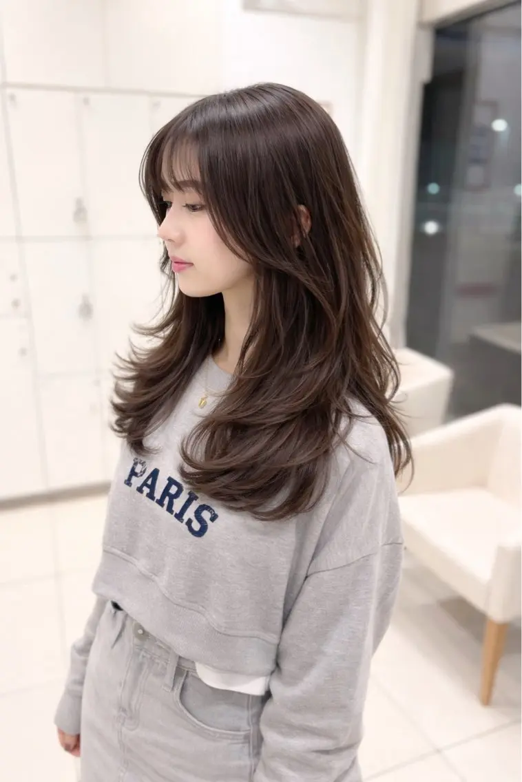 ロング カット トリートメント 金子 直樹のヘアスタイル