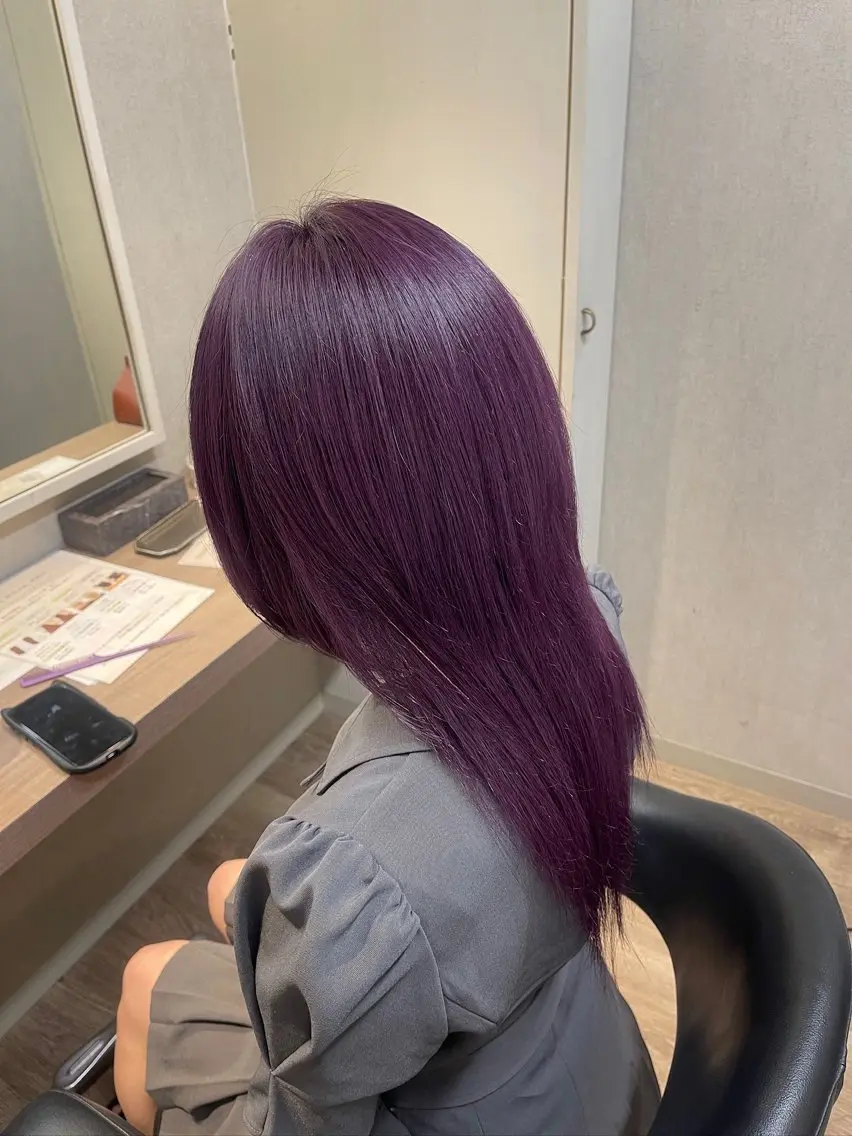 セミロング カラー カット ヘアカラー トリートメント ANDIAMO SAKAE🍁楓のヘアスタイル