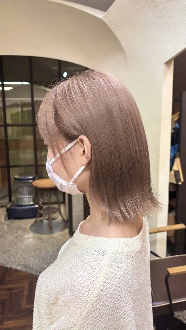 カラー zerohair むらなかあやね🐰ᩚのヘアスタイル