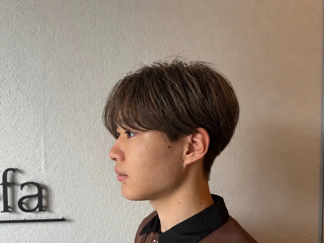 ミディアム メンズ 丹生 滉太のヘアスタイル