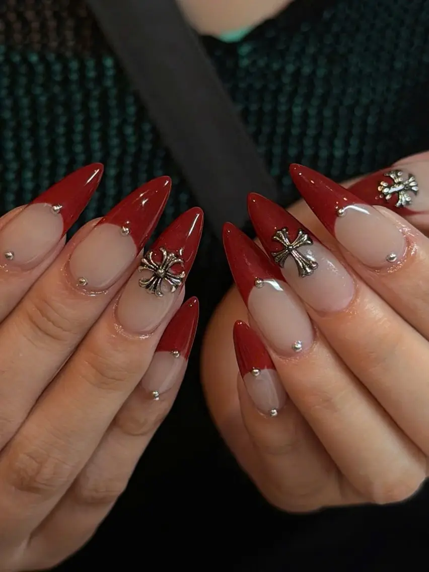 ネイル ガーリー ハート 韓国ネイル ニュアンスネイル リボン ハンドネイル Sora nail 長さ出し専門店のネイルデザイン
