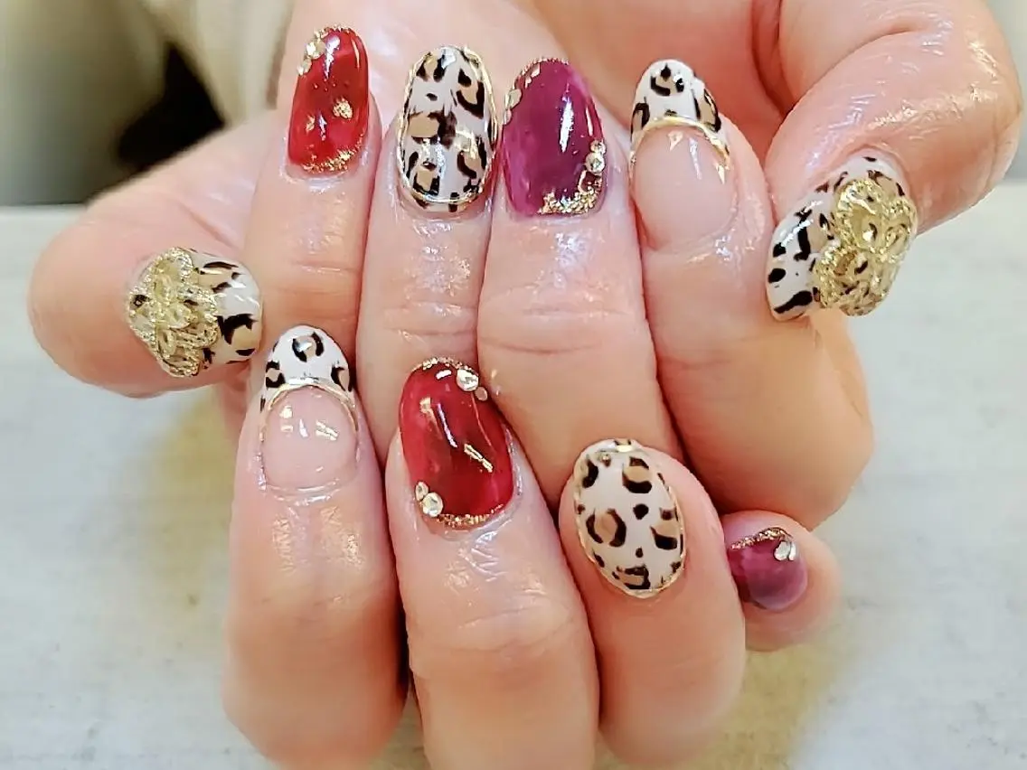 セミロング ハンドネイル mamo nailのネイルデザイン