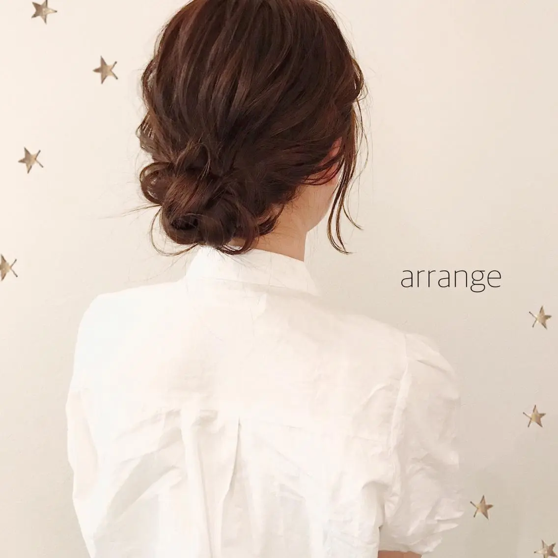 セミロング ヘアアレンジ 市川 千夏のヘアスタイル