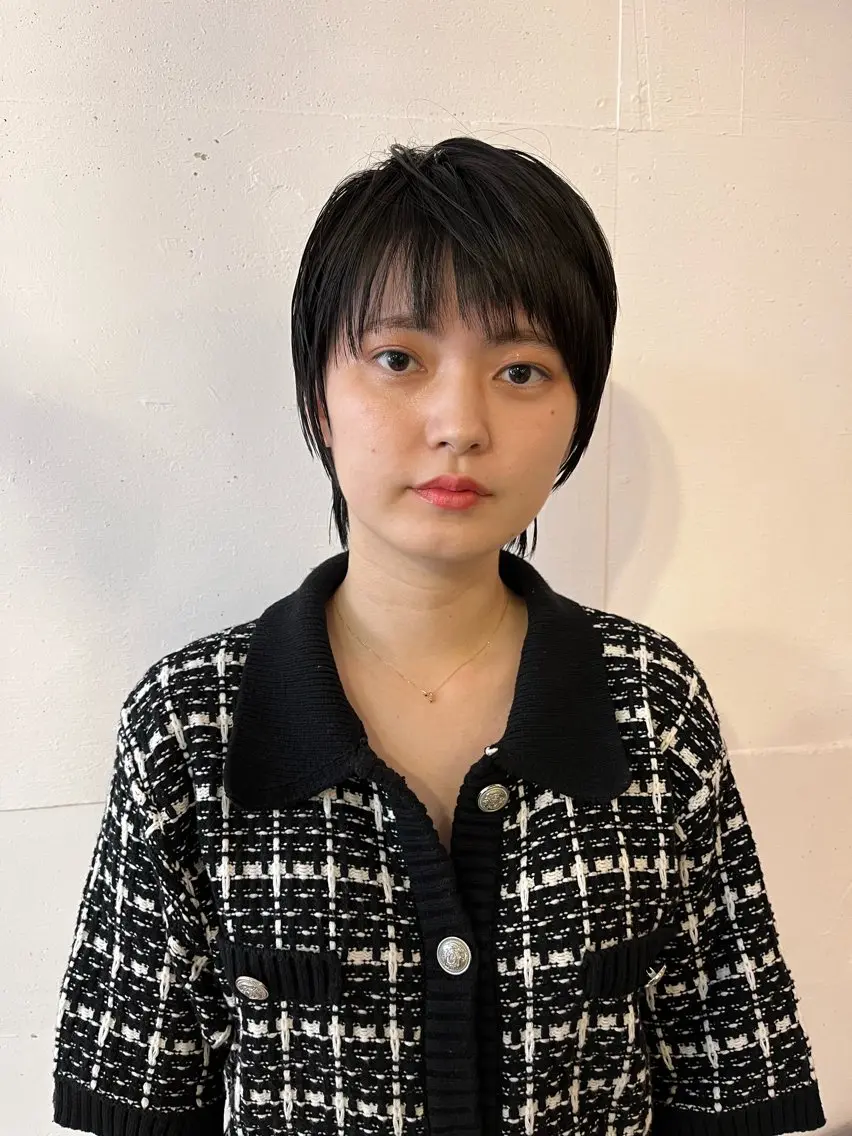 ショート ショートレイヤー レイヤーカット ショートヘア ウルフカット 若林 良のヘアスタイル