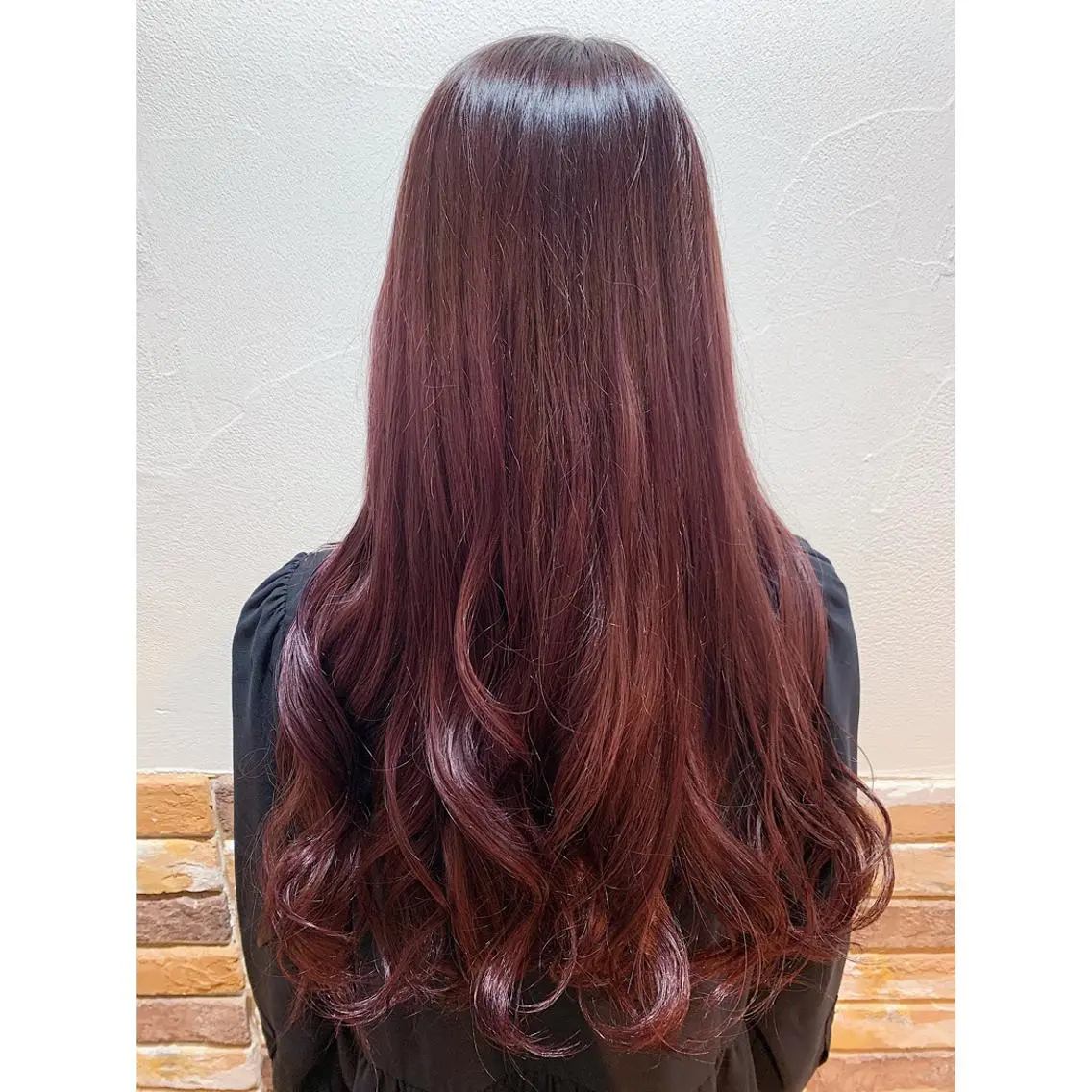ロング カラー ヘアアレンジ ブリーチ パープルカラー 🦋エクステ/透明感 カラー🦋宮川莉央のヘアスタイル