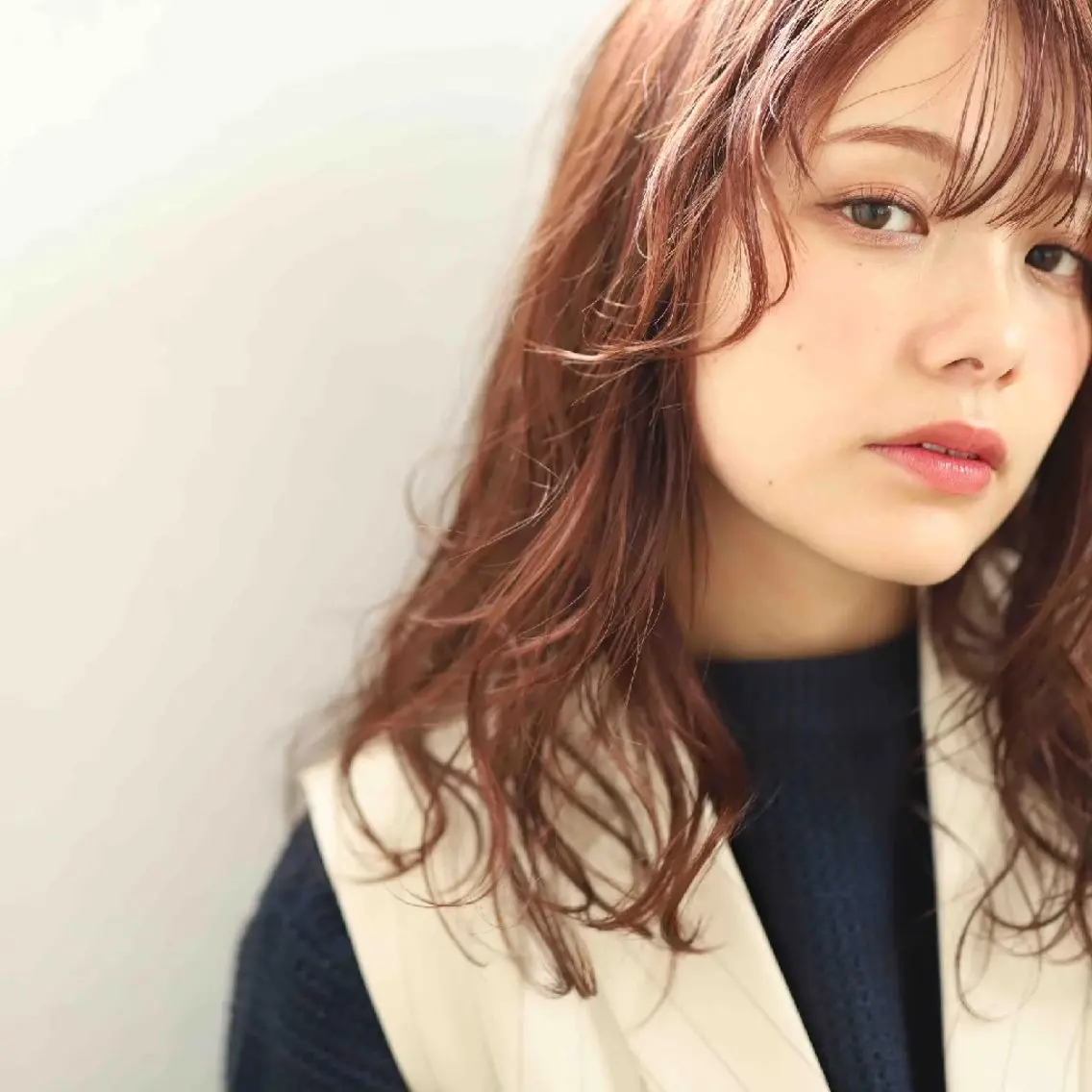 セミロング カラー カット ヘアカラー トリートメント Culumi クルミ 松井照雄/梅田茶屋町のヘアスタイル