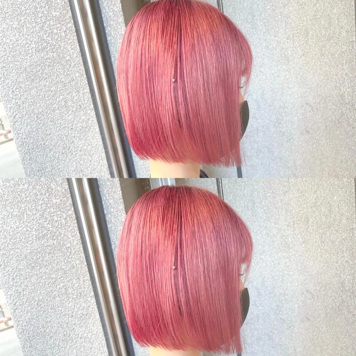 セミロング カラー MOMO艶髪 🩵モテカラーのヘアスタイル
