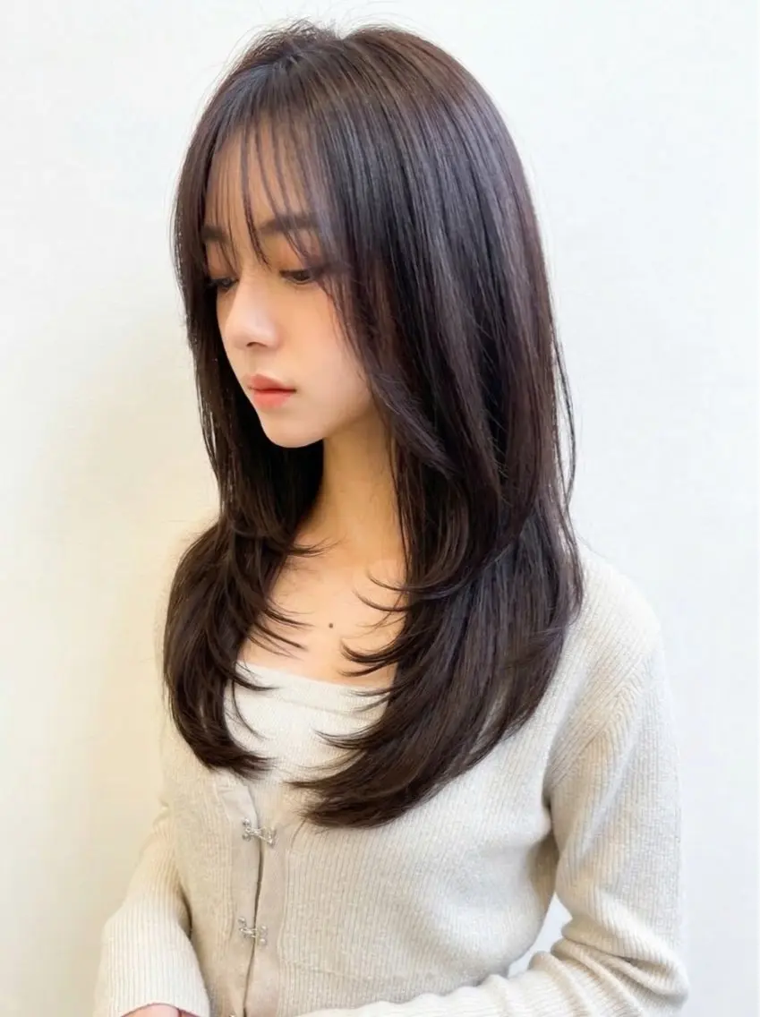 ミディアム カラー kaho かほのヘアスタイル