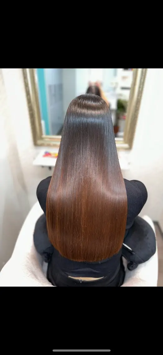 ロング 髪質改善 トリートメント 髪質改善のプロ 新宿/ともやのヘアスタイル