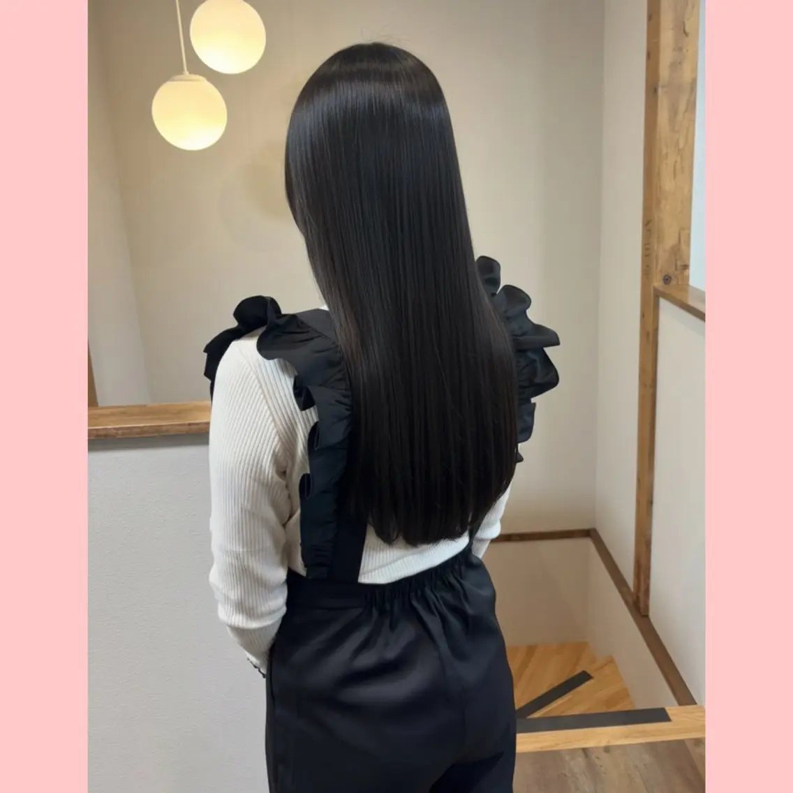ロング カラー 髪質改善ストレート 笹沼陸矢のヘアスタイル