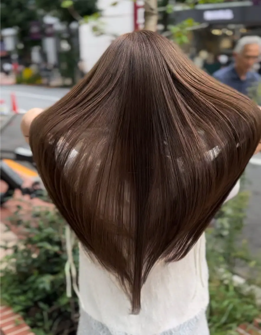 〈minimo限定🌱〉メンテナンスカット+髪質改善カラーの写真
