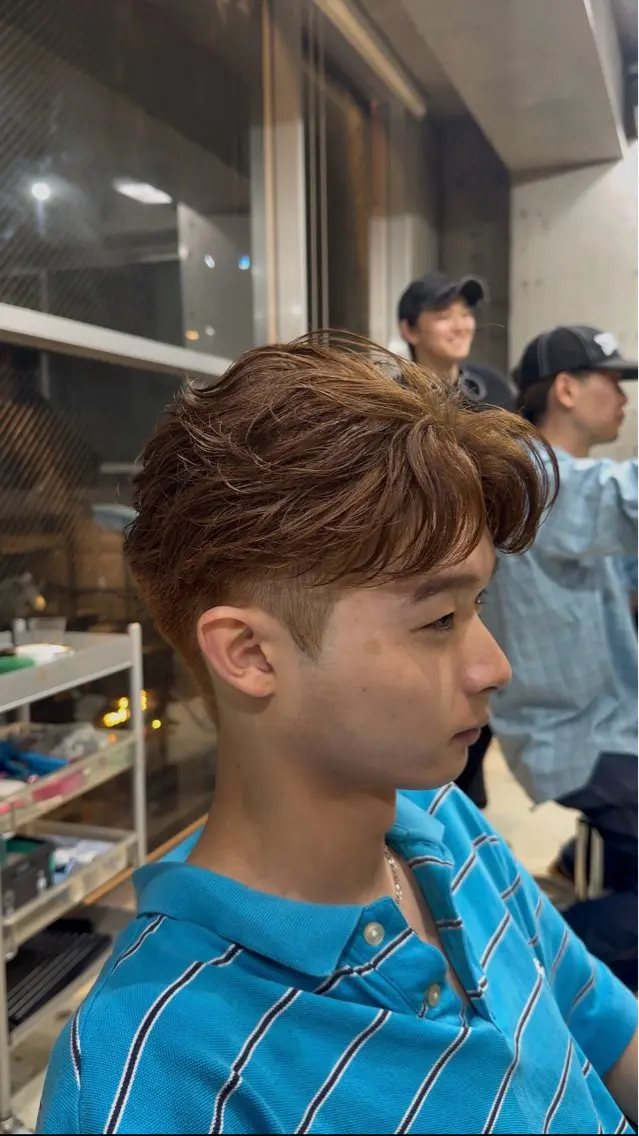 カラー パーマ カット パーマ fifthパーマ特化 ユウリのヘアスタイル