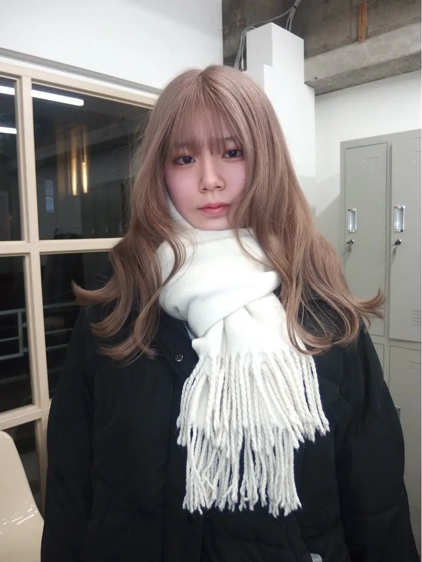 カット+ワンカラー + トリートメント付き ￥4,400の写真