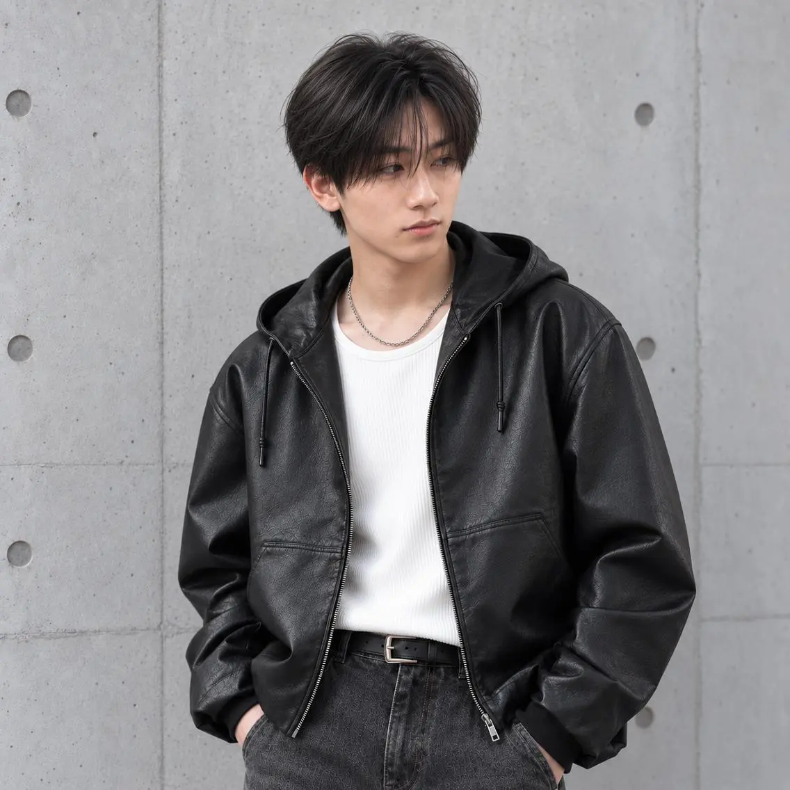 メンズ メンズ韓国風 韓国マッシュ マッシュ シースルーマッシュ カット ヘアセット 韓国風メンズヘア 渋谷  🦢Yuiのヘアスタイル