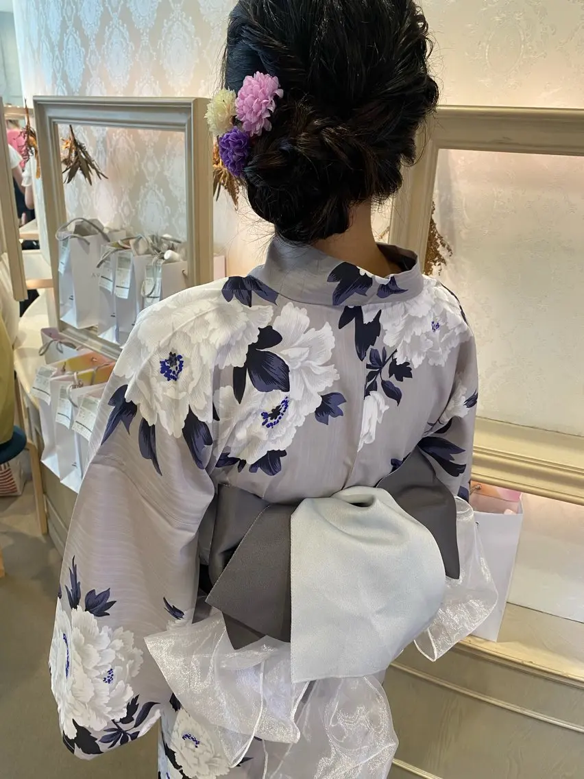 🍧💕浴衣着付けとヘアセット🍧💕の写真