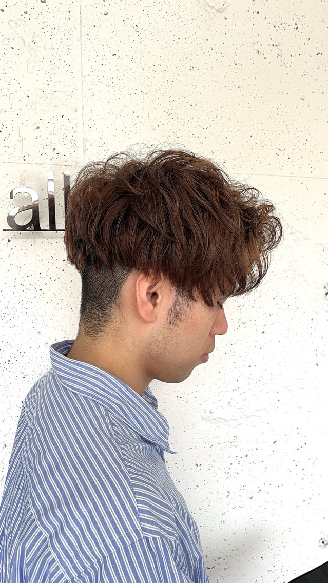 ショート カラー メンズ マッシュ ブラウンカラー 透明感カラー カット ヘアカラー 中居 蒼士のヘアスタイル