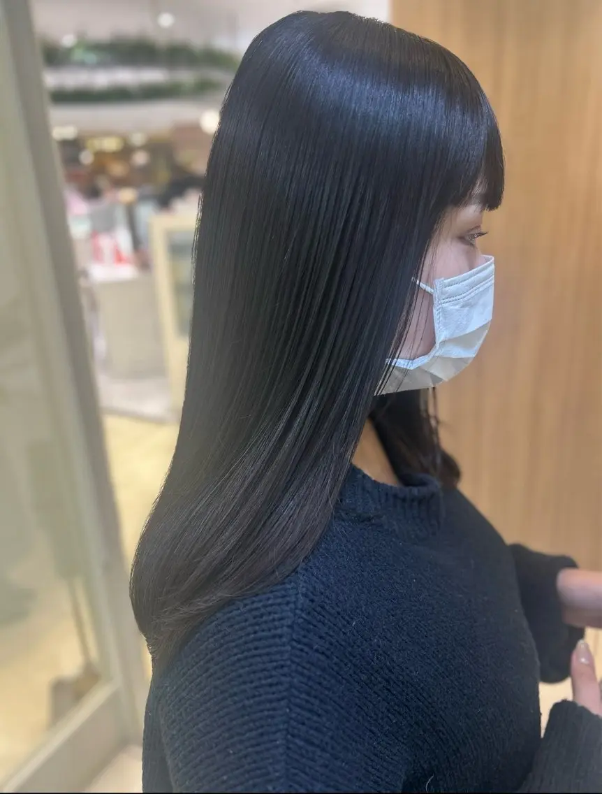 ロング 縮毛矯正/髪質改善/ 艶髪ササキナツミのヘアスタイル