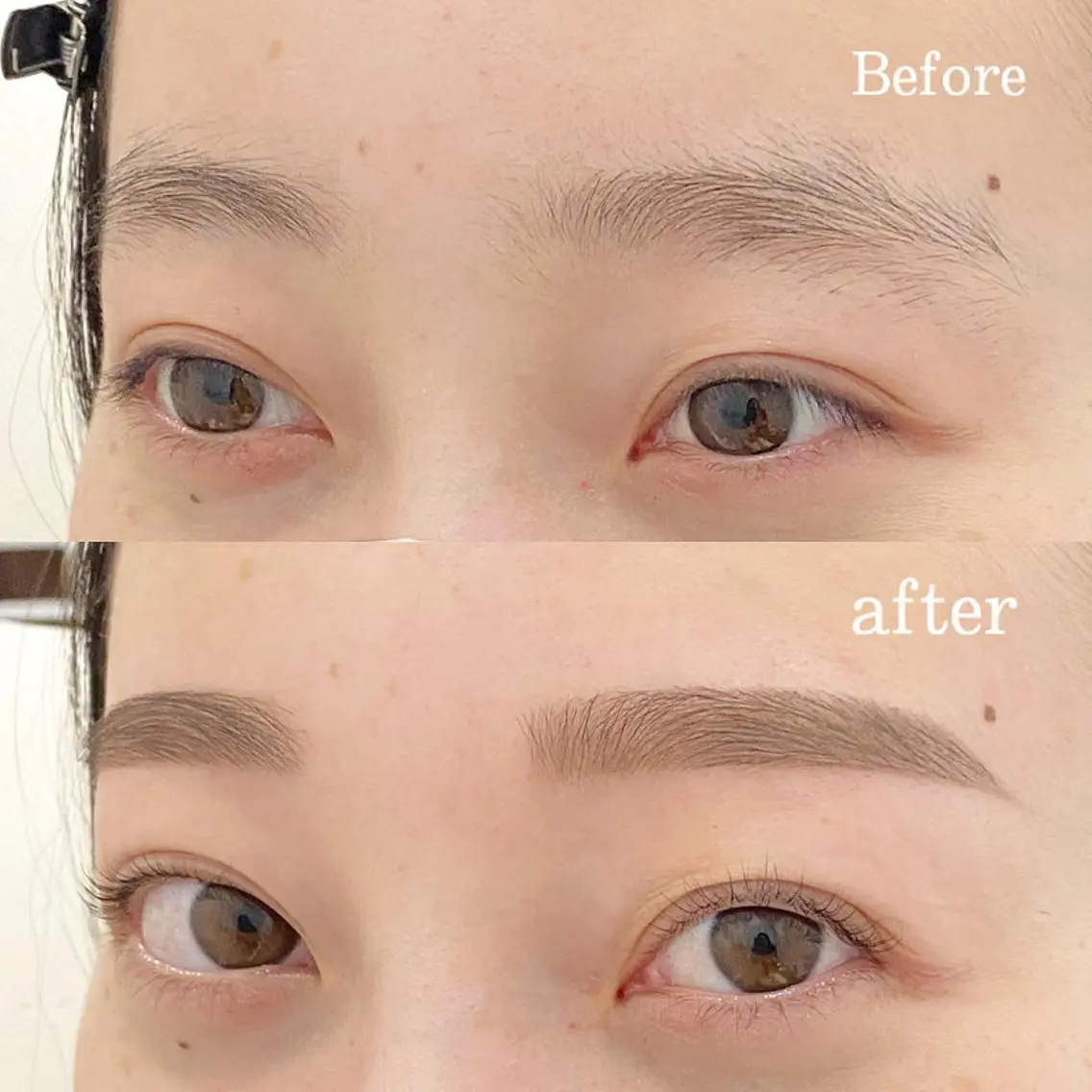 マツエク・マツパ アイブロウ まつげパーマ WHITE EYE 🦋松島の眉毛・アイブロウイメージ