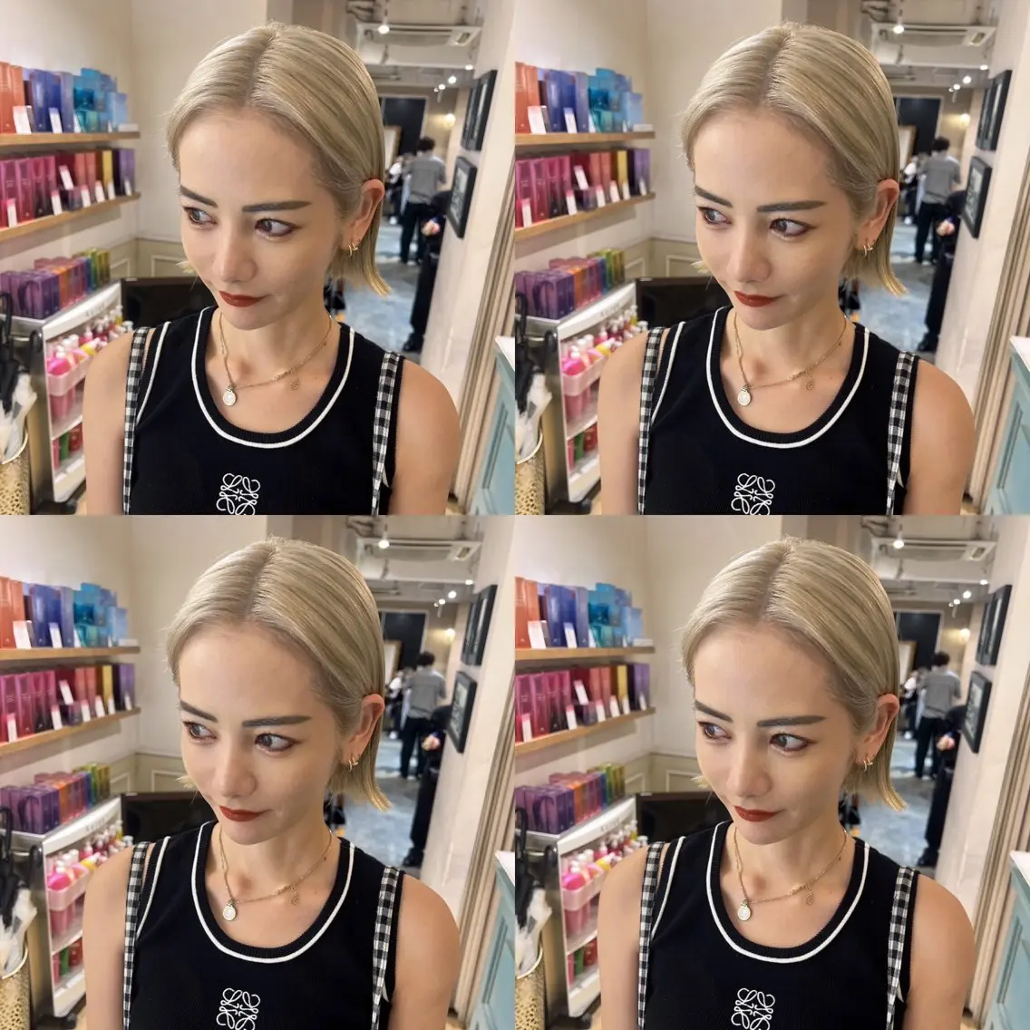 ショート カラー カット ヘアカラー トリートメント レイヤー×艶髪特化 マネージャー安藤光司のヘアスタイル