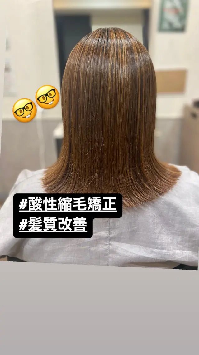 セミロング 縮毛矯正 カット 縮毛矯正 トリートメント ☆TAKAMI☆ ☆TAKAMI☆のヘアスタイル