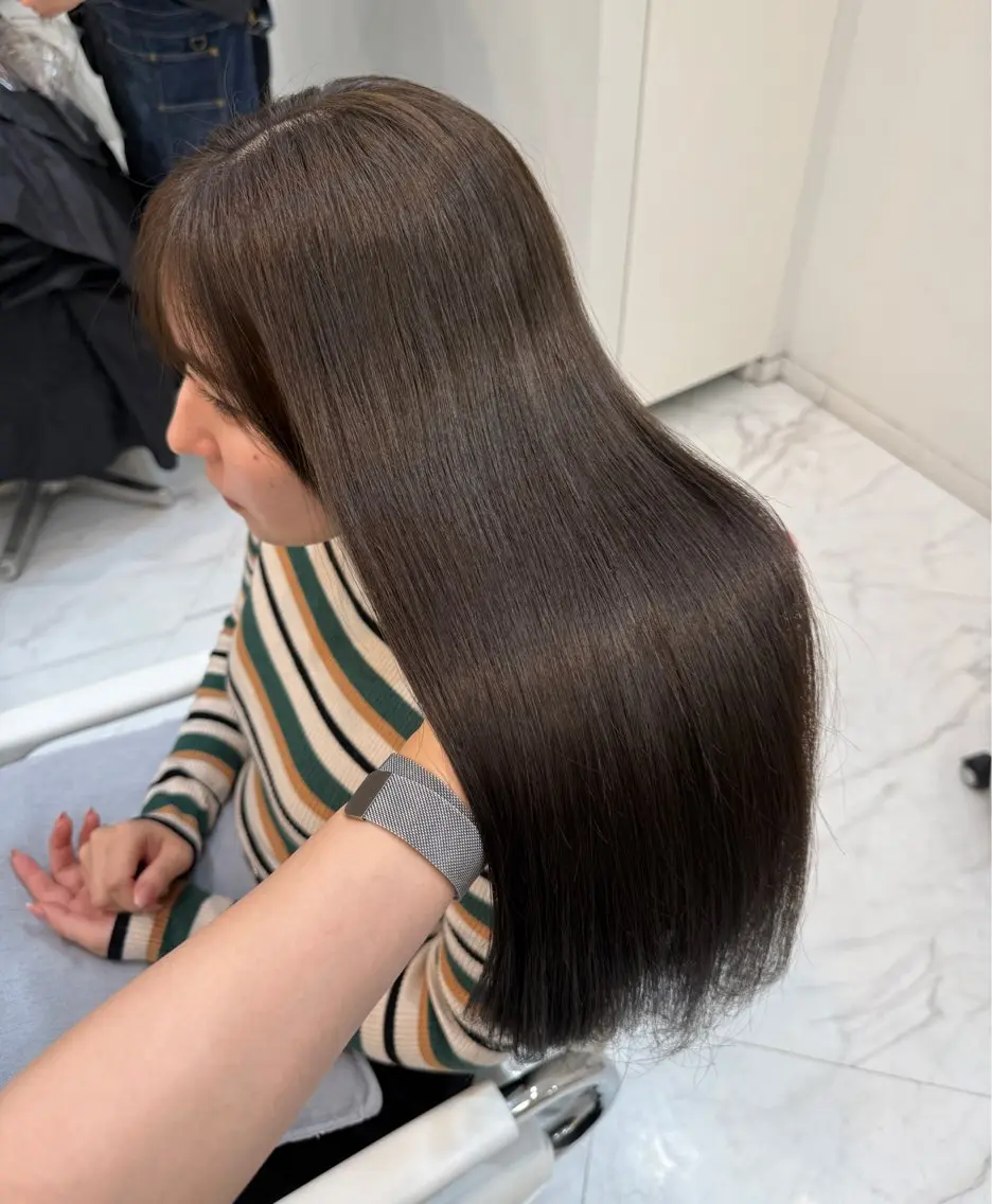 ロング ヘアカラー トリートメント 髪質改善×艶カラー / sayaka🤍のヘアスタイル