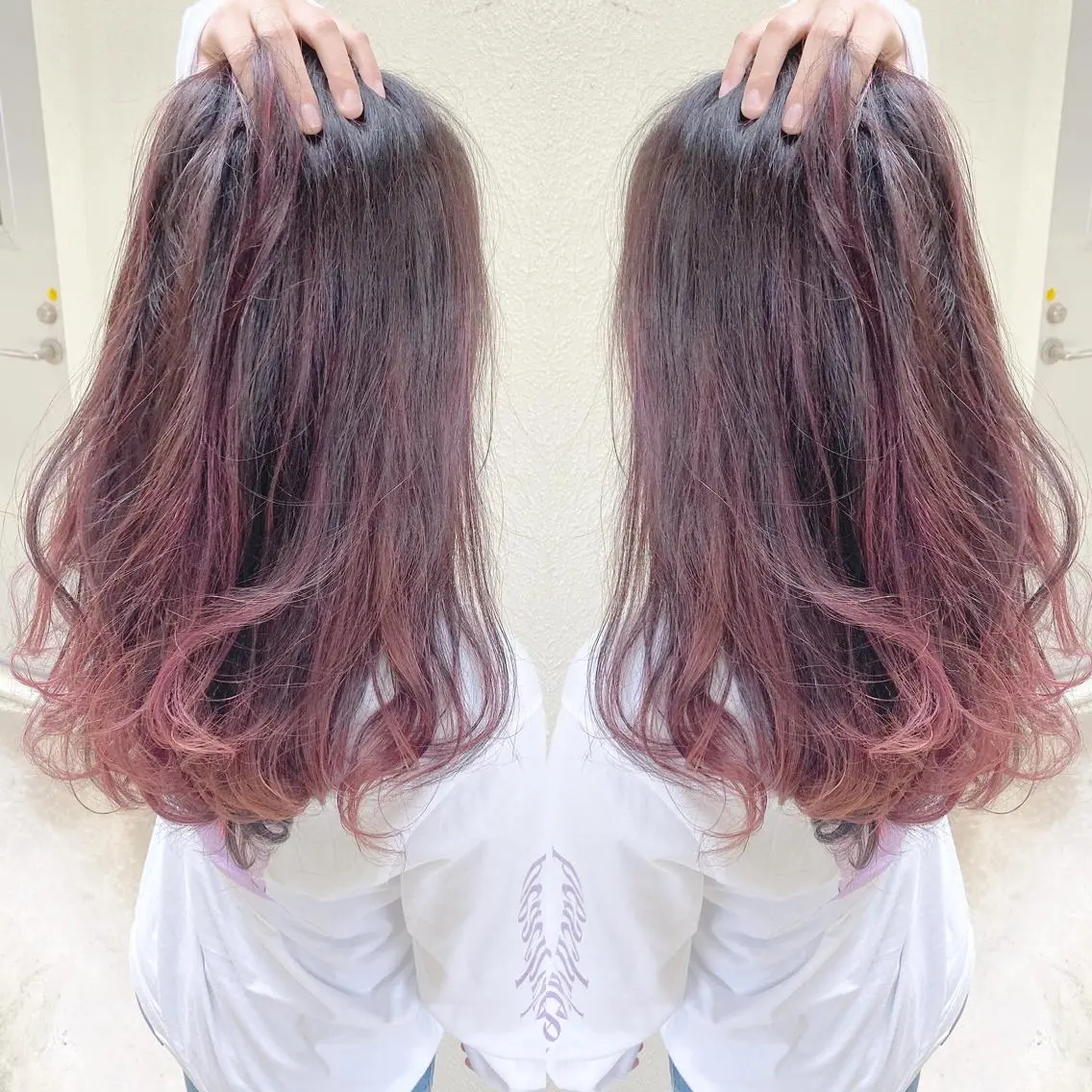 ミディアム カラー グラデーションカラー カット ヘアカラー grand juteのヘアスタイル