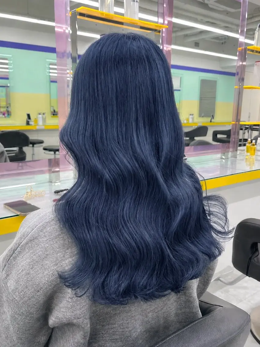 ロング カラー ヘアカラー トリートメント 寒色/韓国カラー Ukyouのヘアスタイル