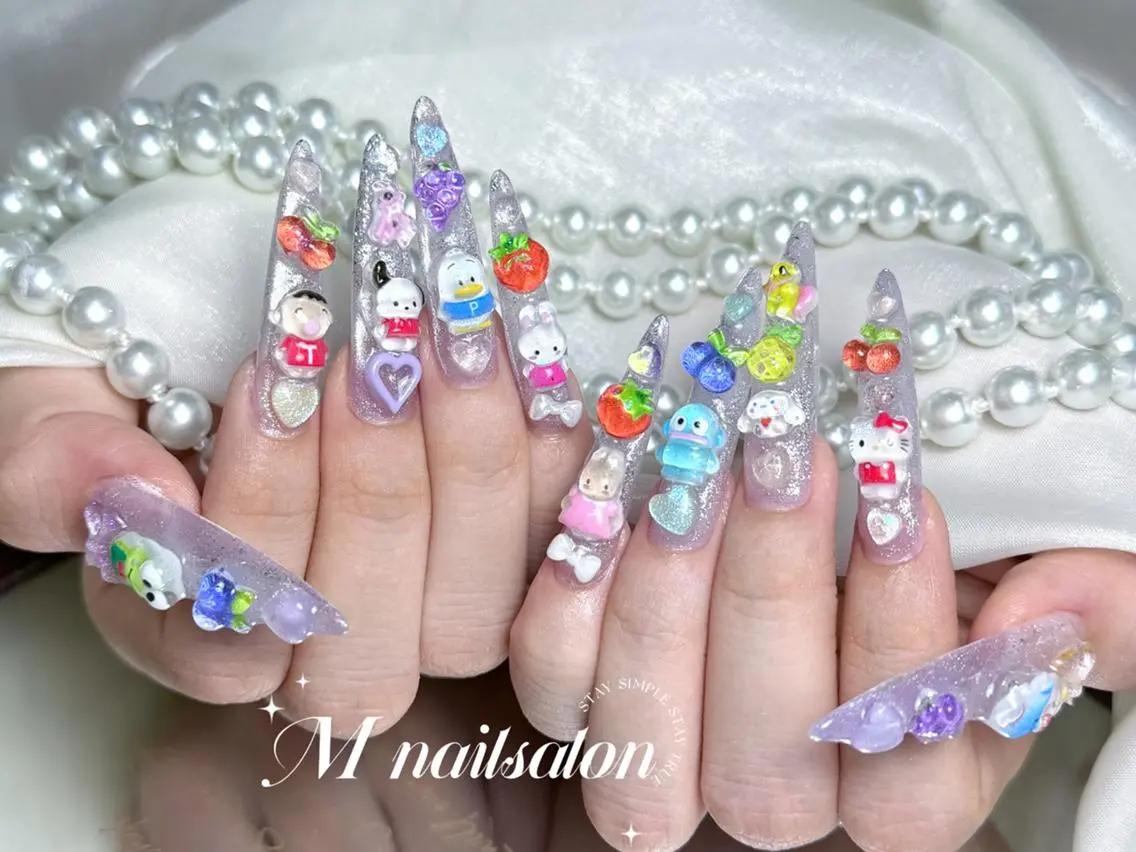 ネイル M🌷nail 長さだし専門店のネイルデザイン