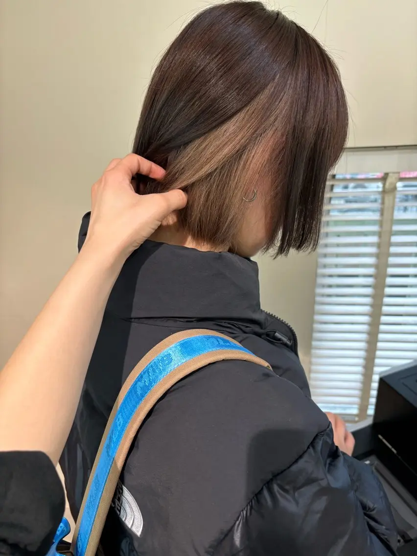 ショート カラー ヘアアレンジ カット ヘアカラー トリートメント 💟似合わせカットカ ラーMizuki🐕のヘアスタイル