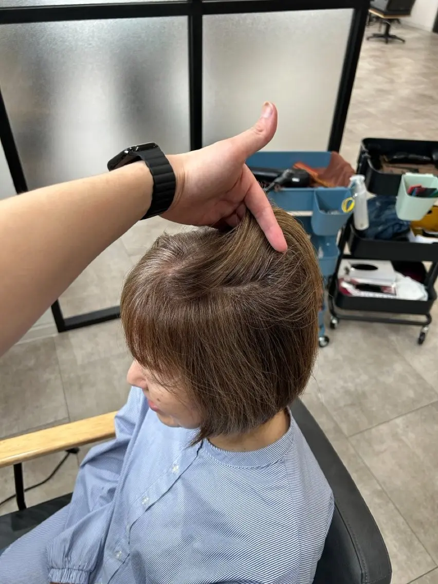 ショート カラー カット ヘアカラー トリートメント 白髪ぼかし特化美容師 古賀雄歩のヘアスタイル