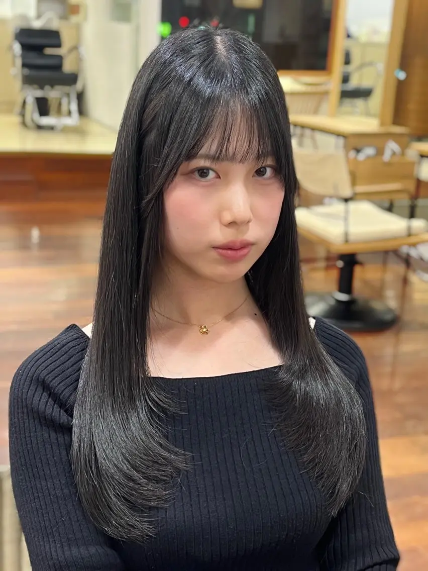 ロング レイヤーカット ローレイヤー カット 🎀仙台/レイヤー /暖色/ありさ🎀のヘアスタイル
