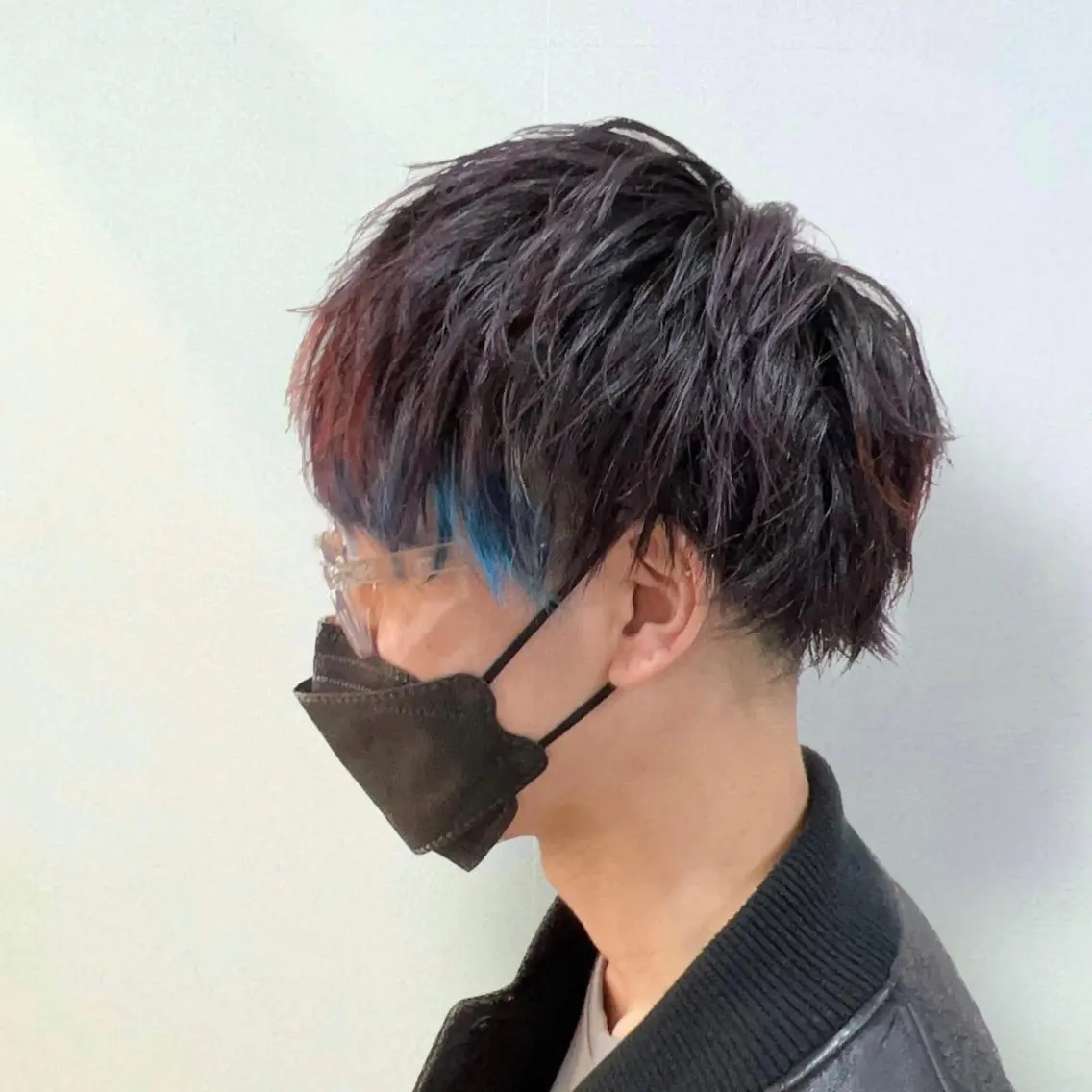 ショート メンズ カット ハッシュ・ウルフ🐺 小顔レイヤー松山直史のヘアスタイル