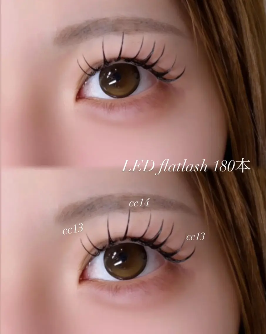【初回オフ無料】LEDフラットラッシュ100本の写真