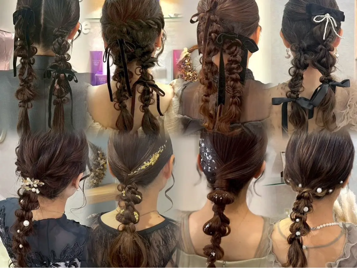 ヘアアレンジ ヘアセット 斉藤 結のヘアスタイル