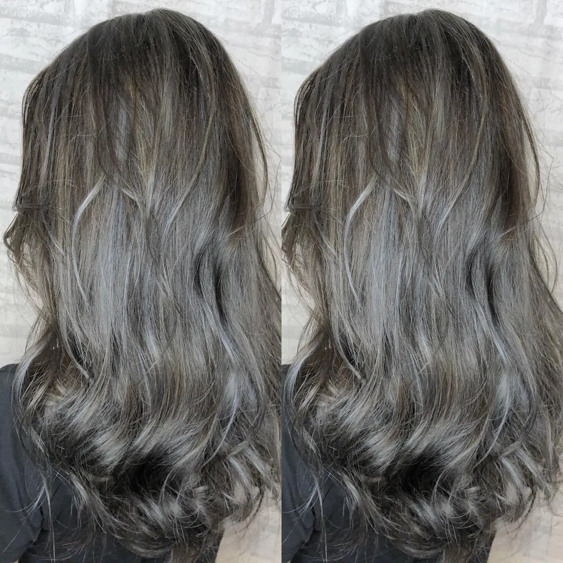 セミロング カラー アディクシーカラー アッシュ 透明感カラー グレージュ ハイライトカラー カット ヘアカラー トリートメント JILBLAN京都 ショート/ハイライトのヘアスタイル