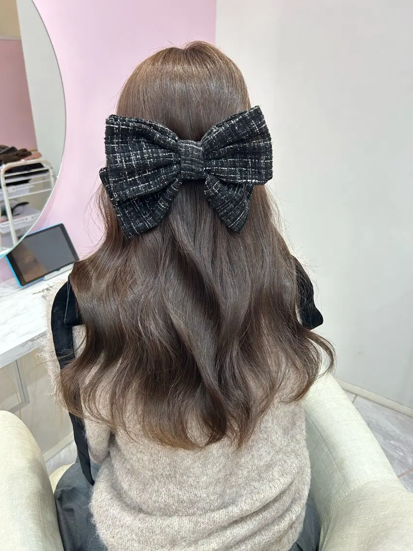 【minimo限定価格】ブリーチなしでつくる艶カラー+さらさらトリートメント付🩶🫧の写真