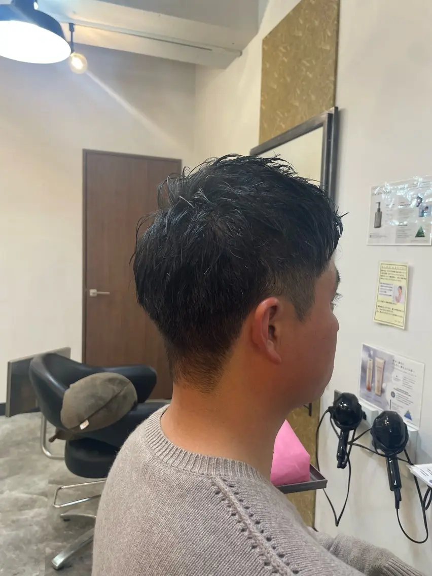 ショート メンズ 新宿/ハイトーン カラー/AKI🍎のヘアスタイル