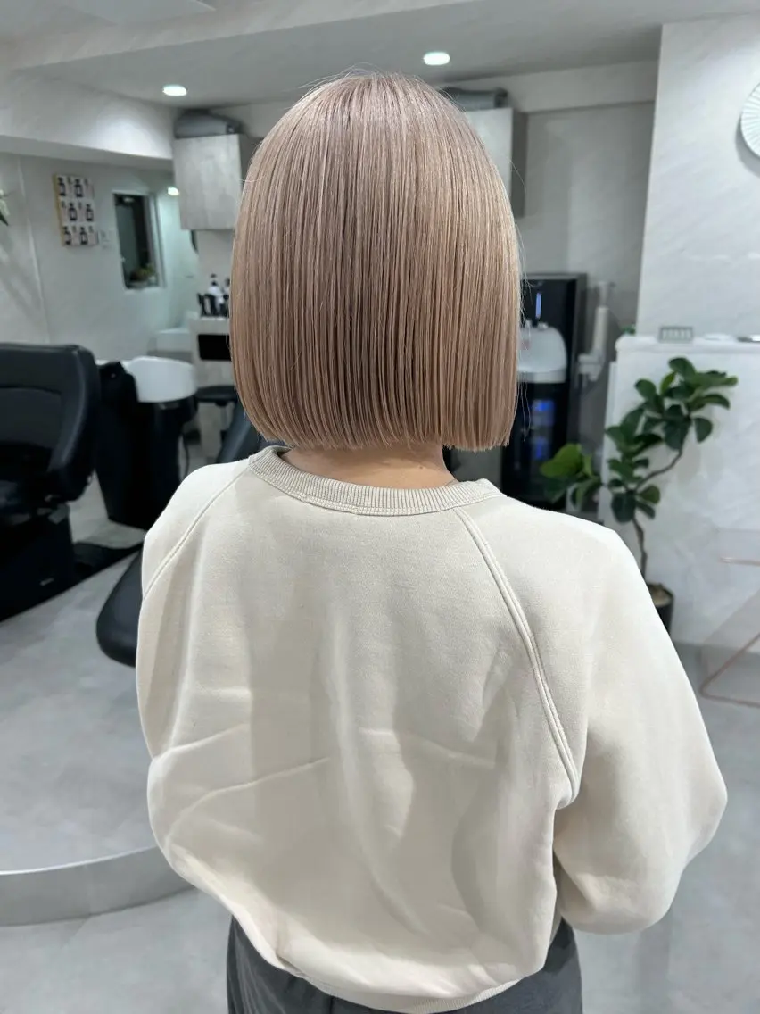 ショート カラー カット ヘアカラー 髪質改善will hairdesignのヘアスタイル