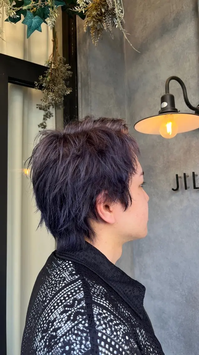 メンズ限定🌟ブリーチ✖️ワンカラー+デザインカット💇♀️(暖色/寒色)の写真