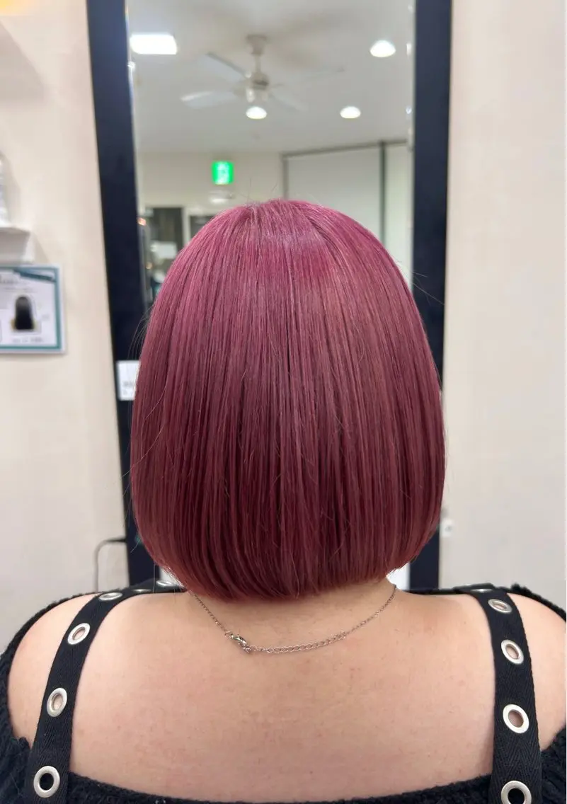 ショート カラー ピンクカラー ヘアカラー 🍊小川実里🍊 /カラーレイヤーのヘアスタイル