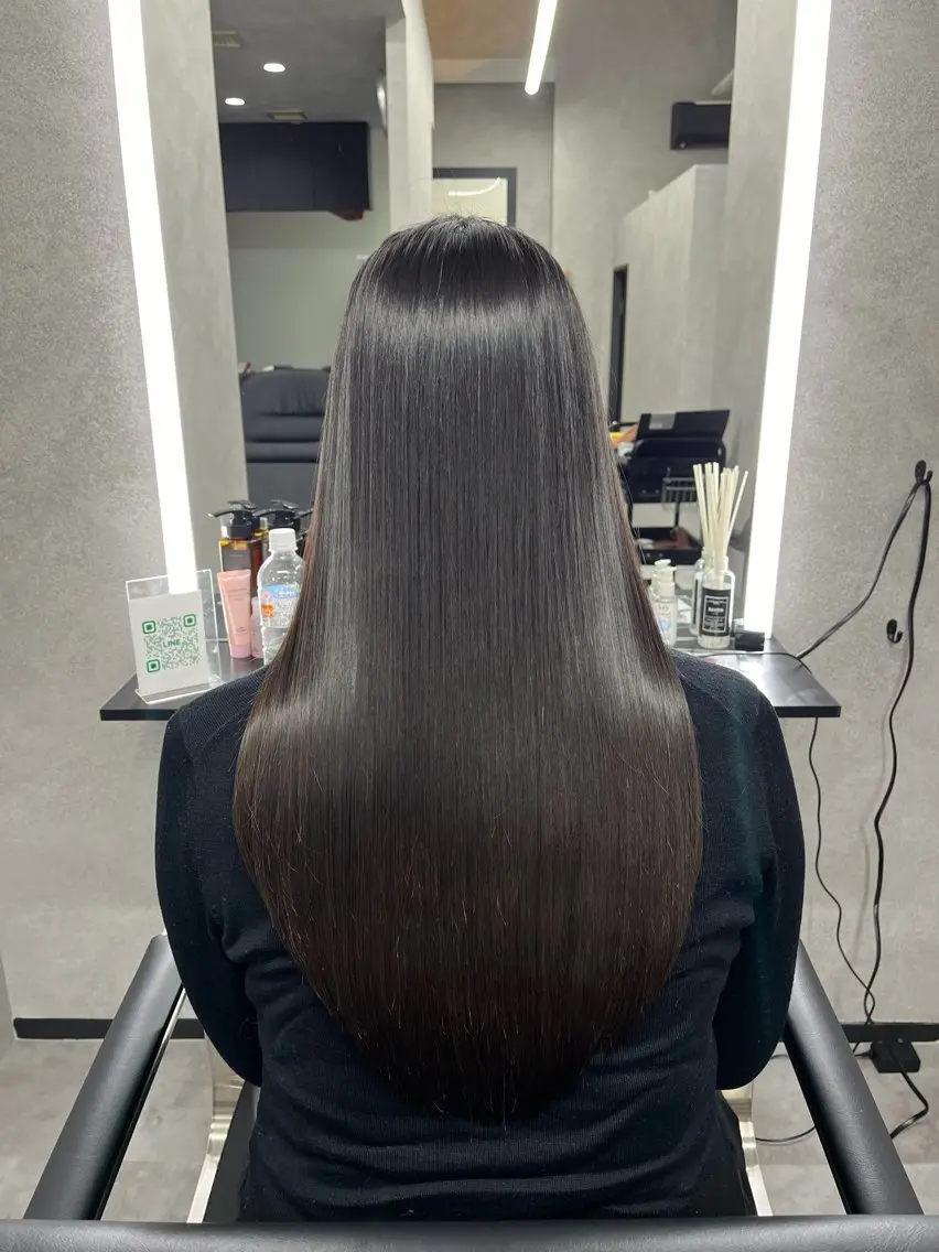 ロング カラー 髪質改善南船場店 藍のヘアスタイル