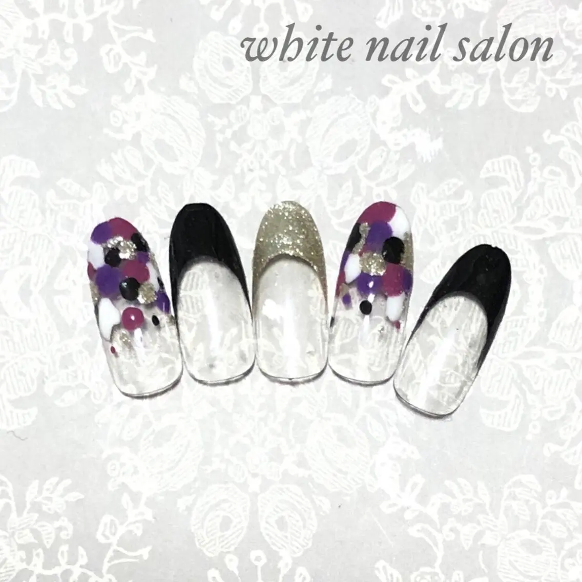 ネイル アートネイル フットネイル フレンチネイル ジェルネイル ハードジェル ハンドネイル white nail salonのネイルデザイン
