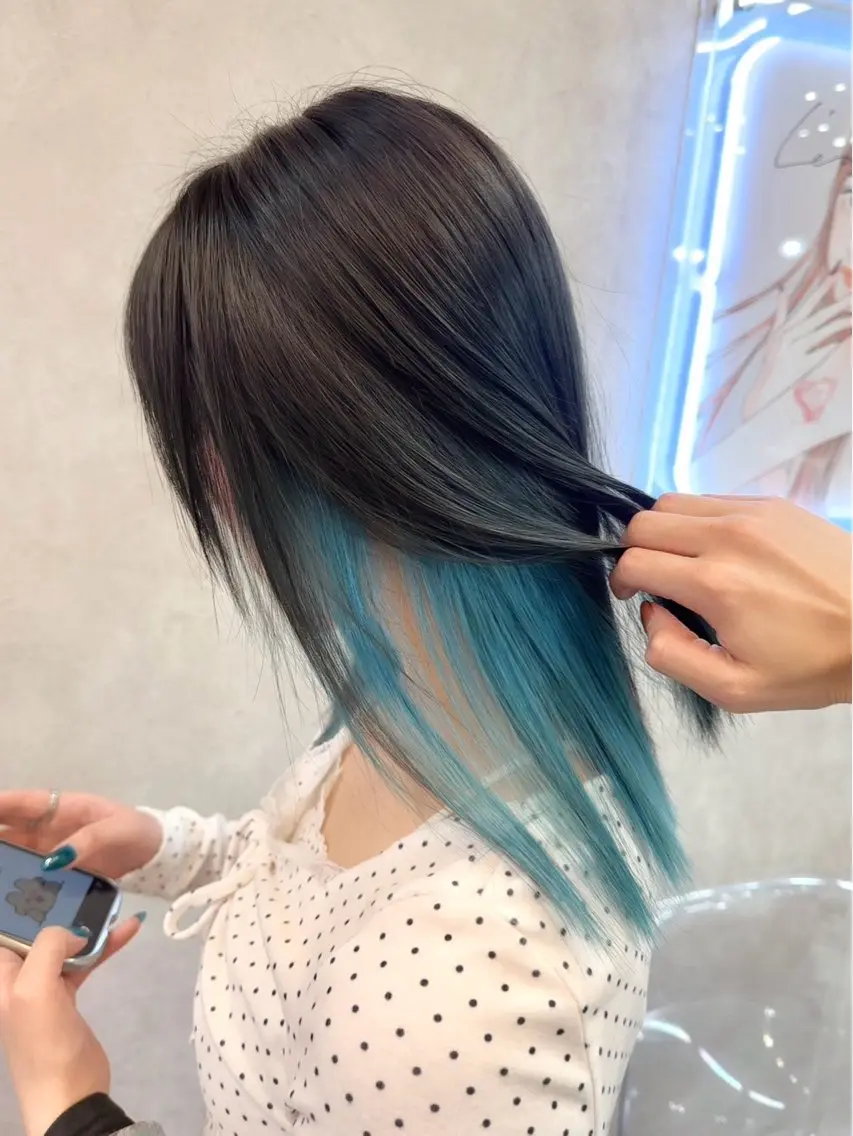 ロング カラー カット ヘアカラー トリートメント 🎀リオ🎀/ 推しカラーのヘアスタイル