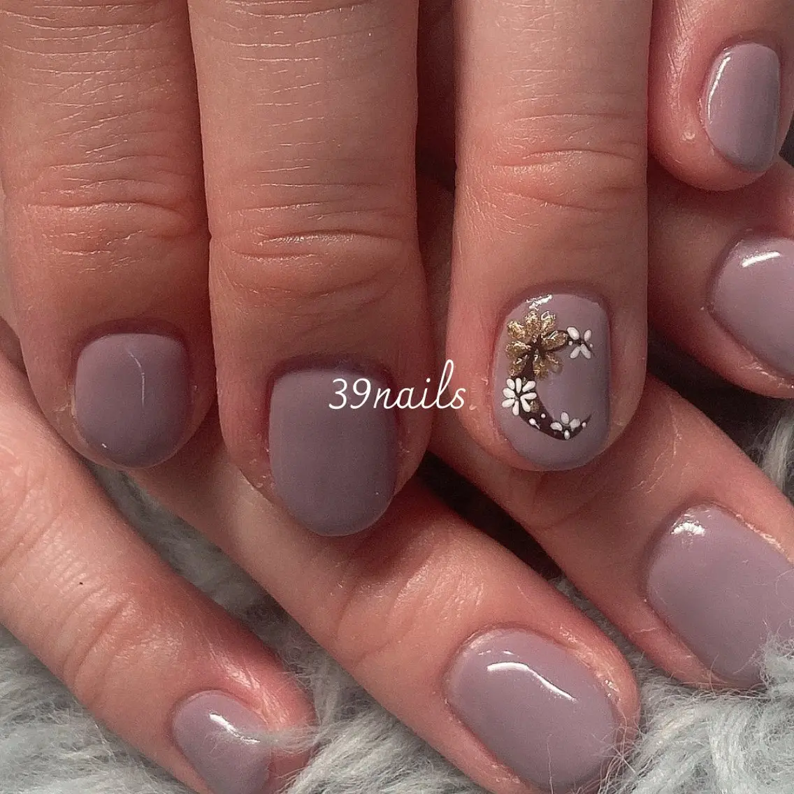 ネイル アートネイル ジェルネイル ワンカラーネイル パラジェル ハンドネイル 39-nails EharaMikuのネイルデザイン