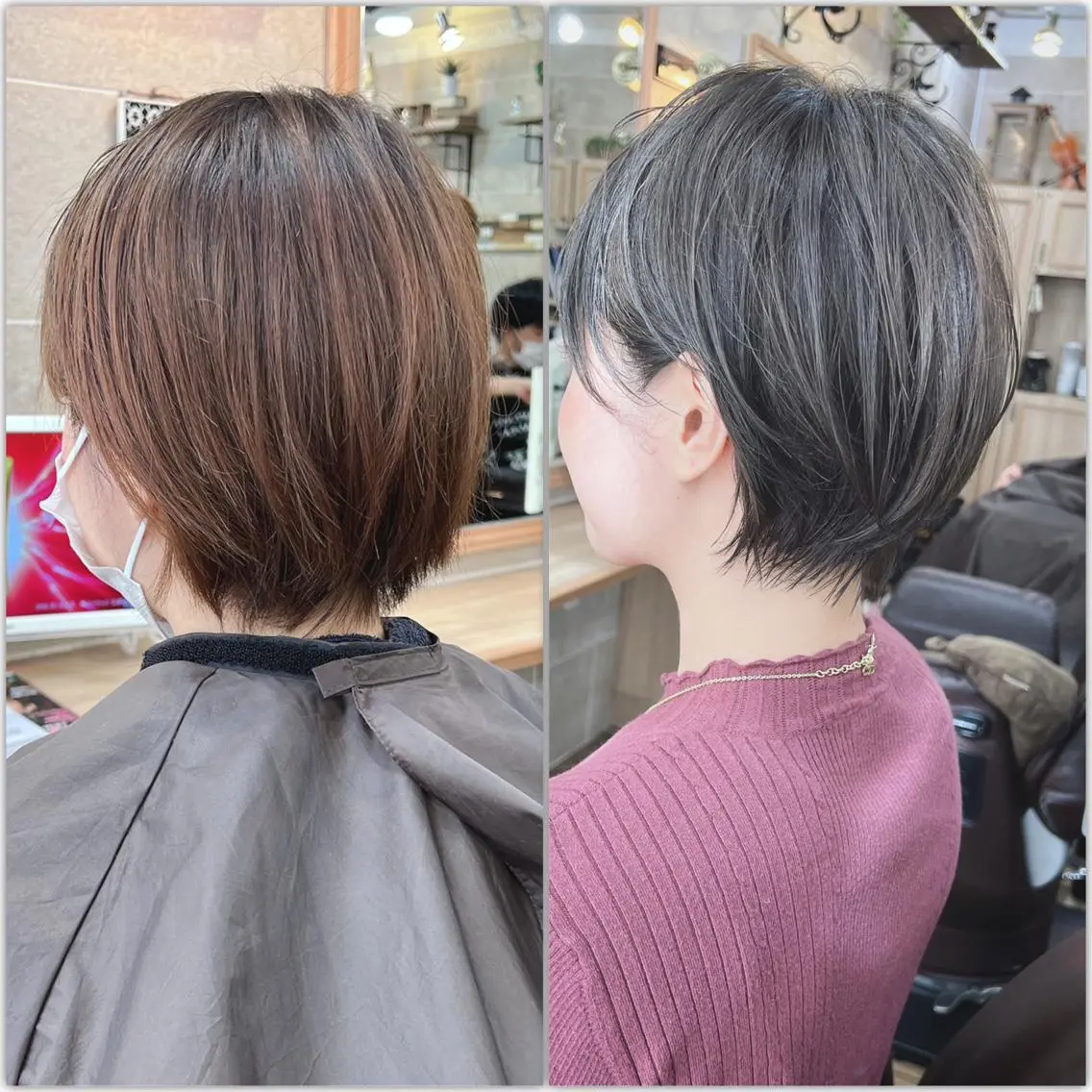 【色素改善】馴染ませハイライトorブリーチなしwカラー＋最高級オッジィオットTRの写真